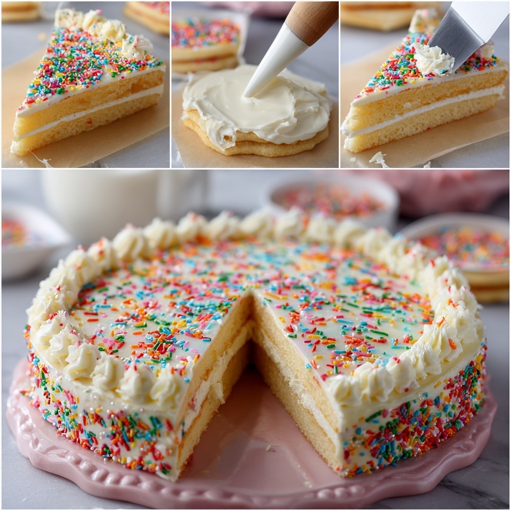 Sugar Cookie Cake step by step