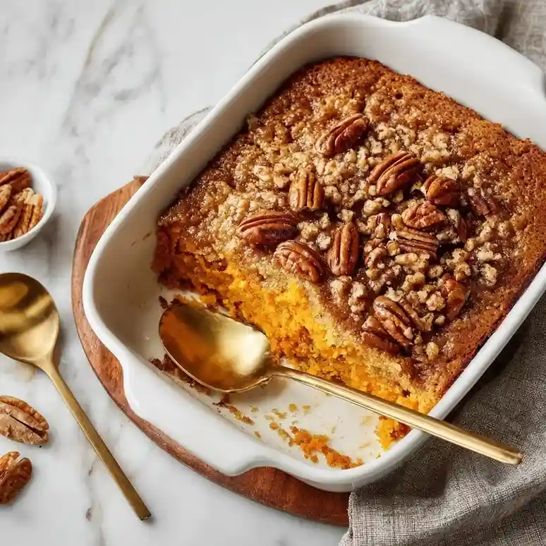 Homemade Sweet Potato Casserole with Streusel Topping